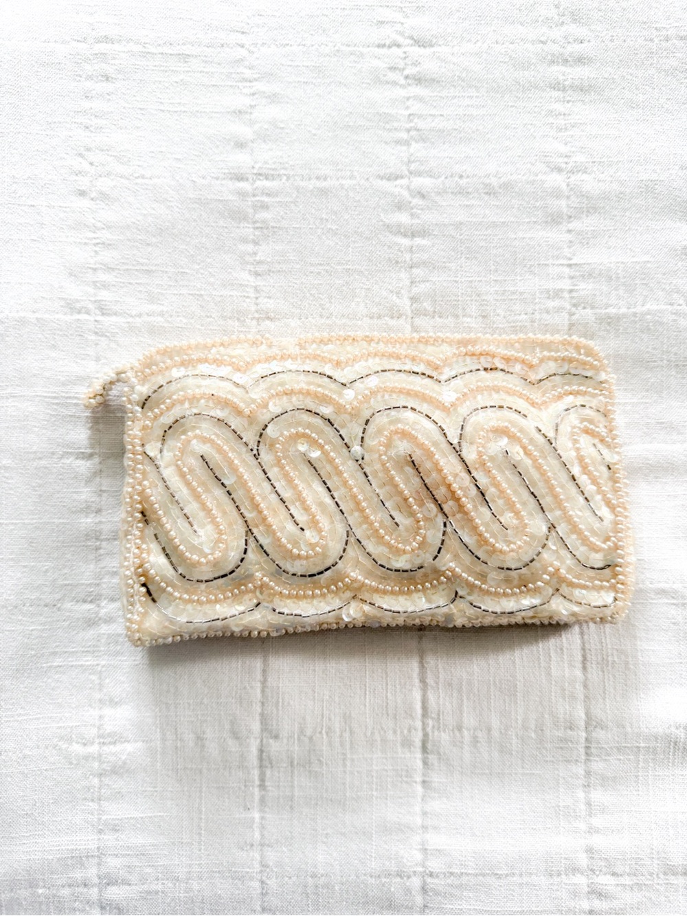 Vintage Beaded & Sequin Evening Clutch